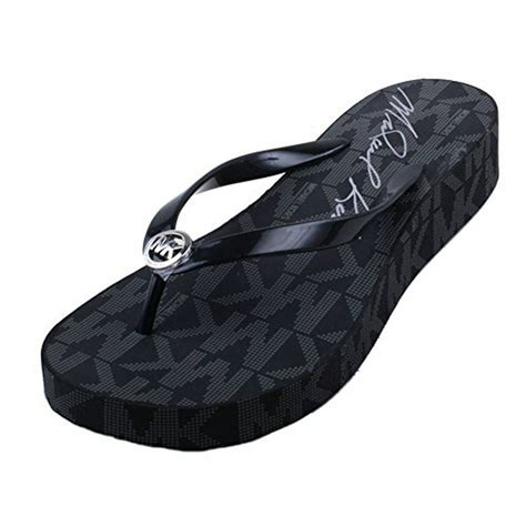 michael kors slides for women|michael kors flip flops women.